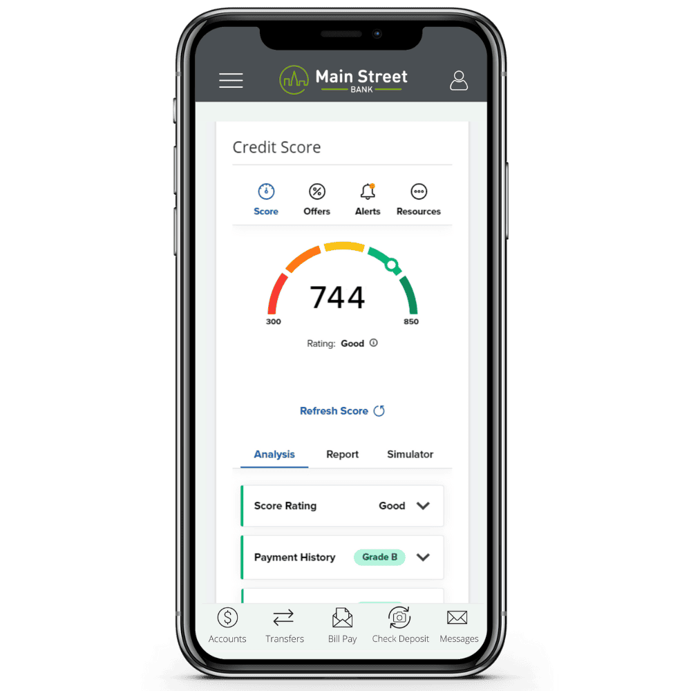 main street renewal minimum credit score